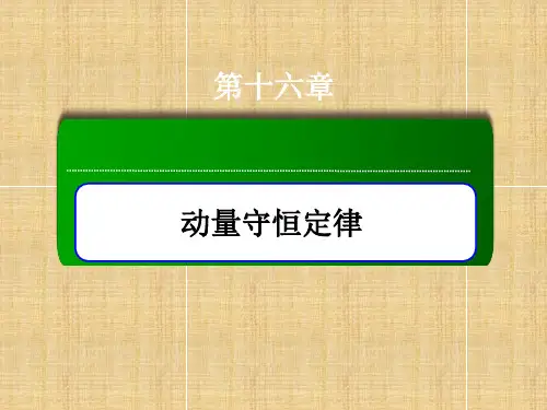 第十六章  第二节 动量与动量定理(选修3-5)精品课件
