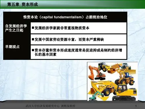 发展经济学高教版武汉大学郭熙保ppt课件