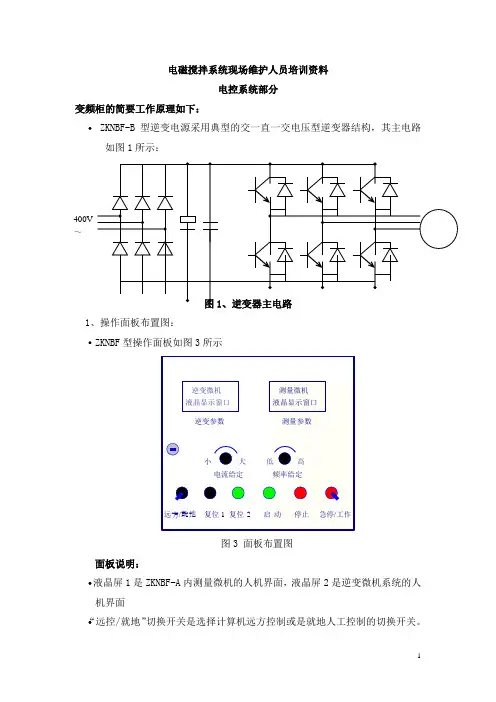 电磁搅拌系统现场维护人员_电控系统