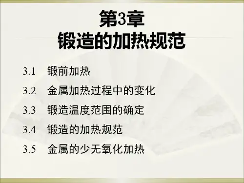 第3章锻造的加热改讲解