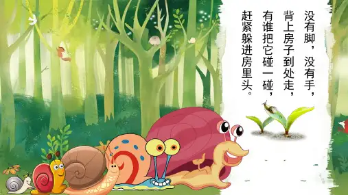 小蜗牛 课件(共13张PPT)