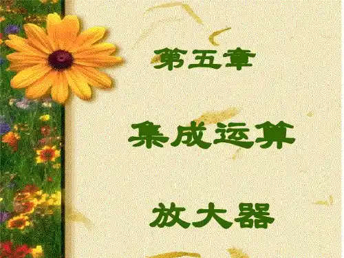 第5章 直流放大器