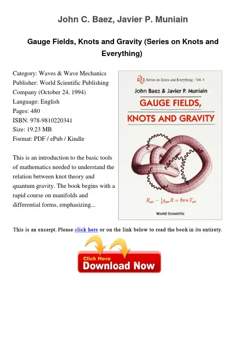 Gaugefields,knotsandgravity