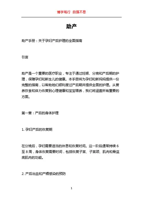 助产_精品文档
