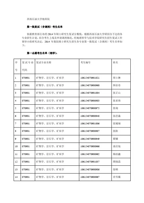 西南石油大学地科院