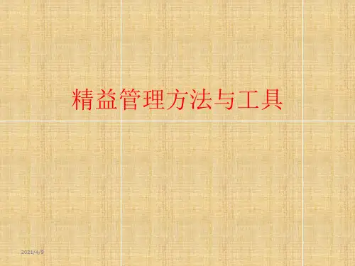 精益管理-超实用课件