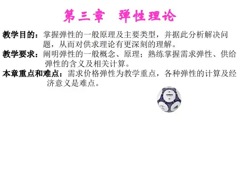 弹性练习题