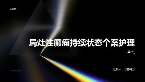 局灶性癫痫持续状态个案护理