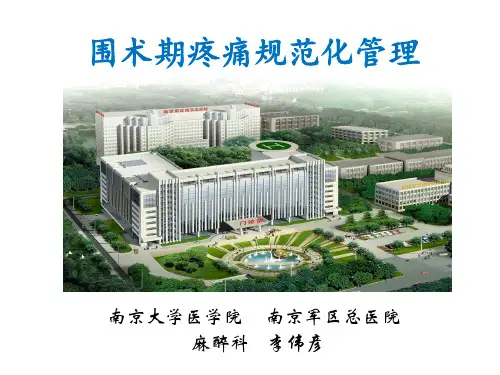 围术期疼痛管理ppt课件