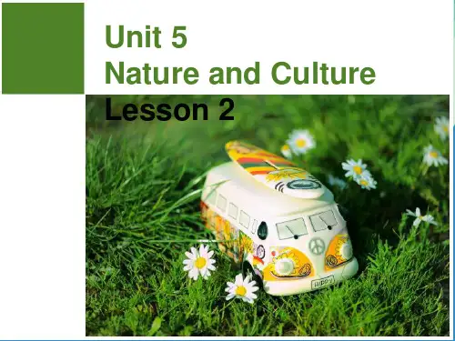 六年级下册英语课件-Unit 5 Nature and Culture Lesson 2  人教(新起点)(2018秋) (共18张PPT)