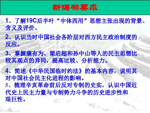 (人教版历史选修2)第六单元复习课件