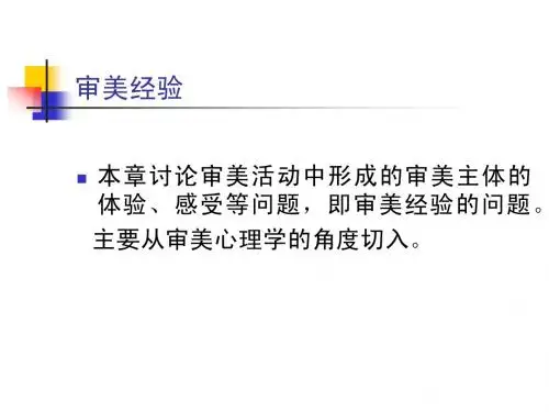 审美经验1
