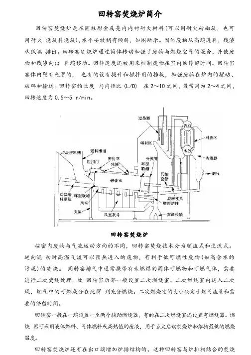 回转窑焚烧炉简介