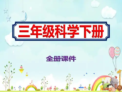 小学三年级下册科学全册PPT课件