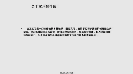 金工实习学习.pptx