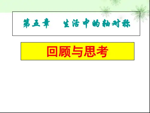 北师大版七年级数学下册生活中的轴对称复习课课件