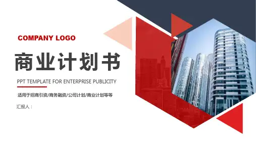 SYB创业路演计划书ppt模板