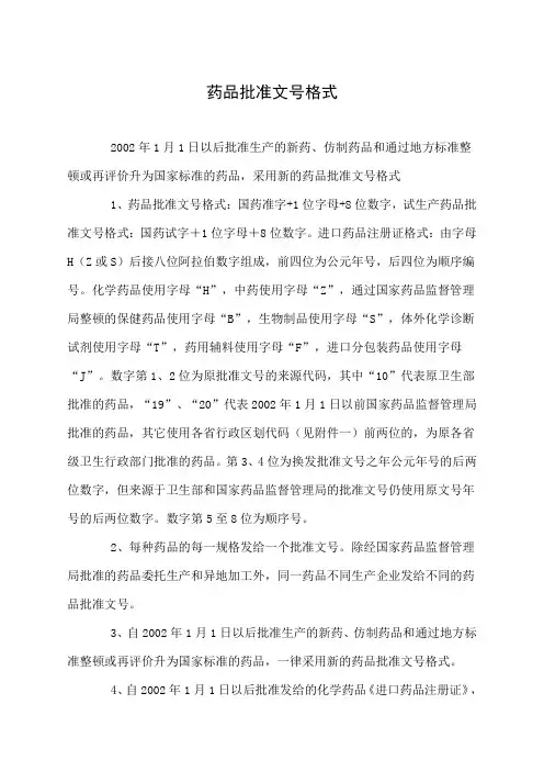 批准文号