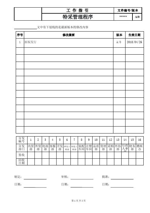 特采管理程序-1