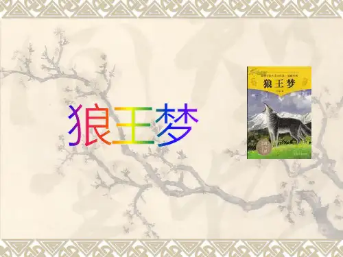 狼王梦PPT