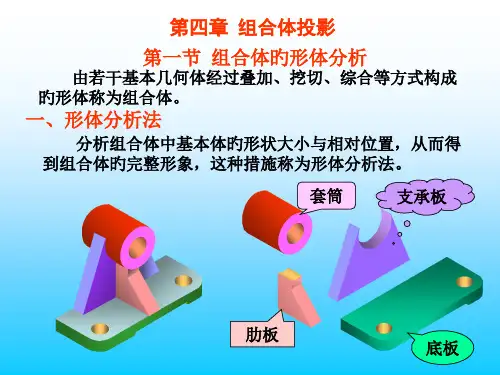 课件第四章-组合体-good