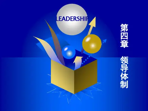 领导体制