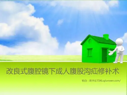 改良式腹腔镜下成人腹股沟疝修补术 PPT课件