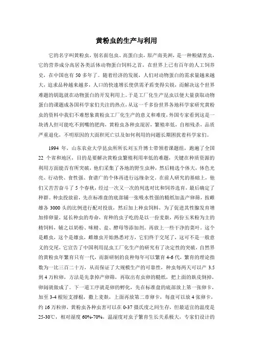 10.黄粉虫的生产与利用