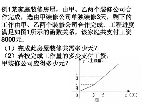 一次函数(分段)