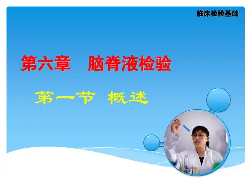 脑脊液 ppt课件