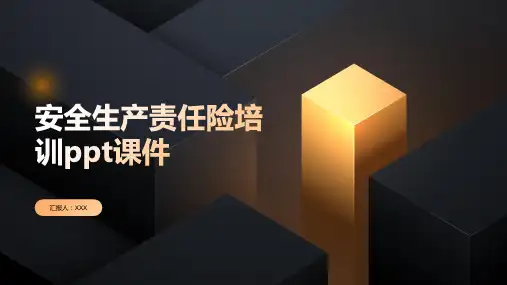 安全生产责任险培训ppt课件