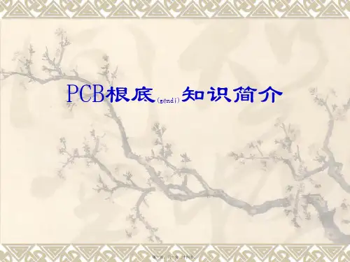 PCB基础知识简介(PPT)