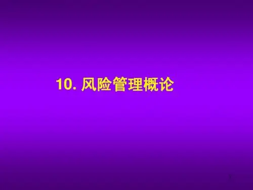 风险管理概论