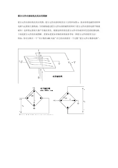 霍尔元件内部结构及其应用图解