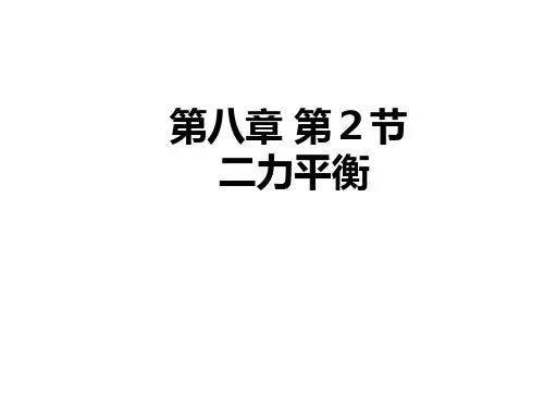 二力平衡PPT课件(人教版)
