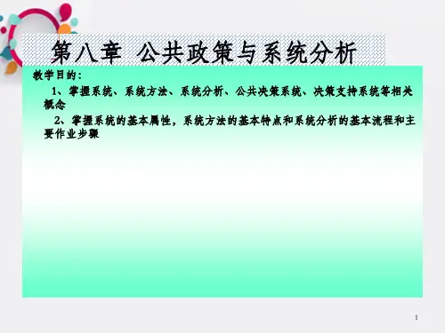 公共政策与系统分析_OK