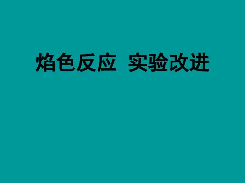 焰色反应 实验 PPT课件