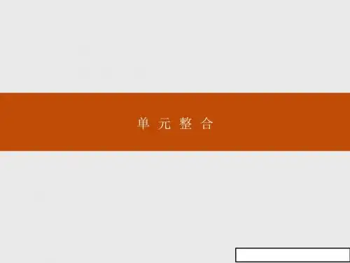 岳麓版高中历史高一必修二课件：单元整合3_(共8张ppt)