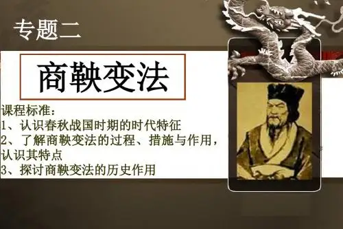 选修一专题二《商鞅变法》课件(共72张PPT)