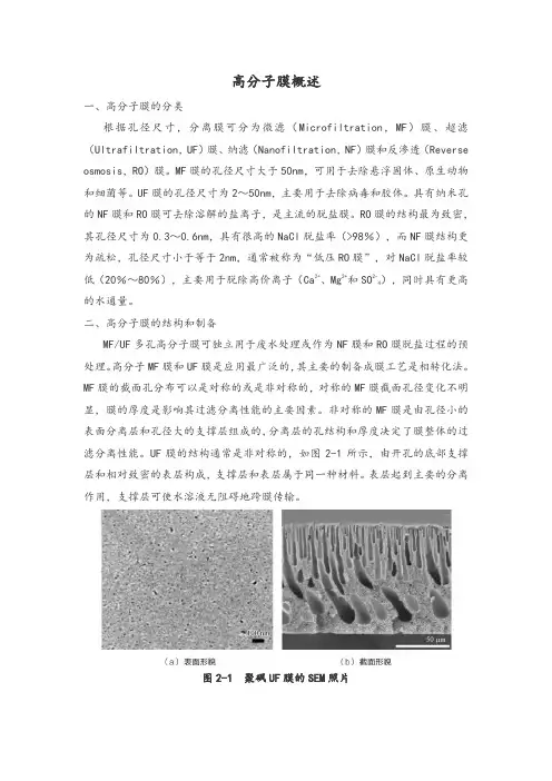 高分子膜概述