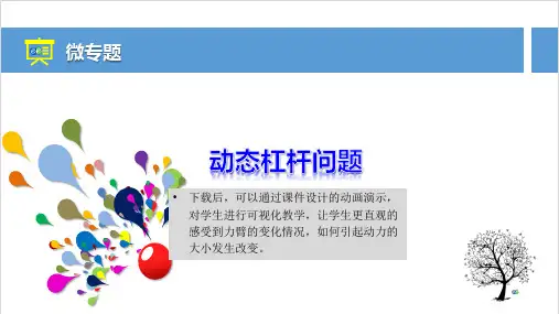 微专题：动态杠杆问题