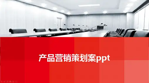 产品营销策划案ppt