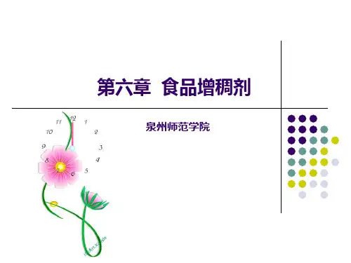 第六章食品增稠剂