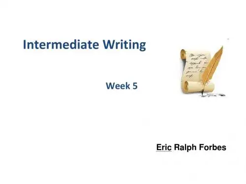 Intermediate Writing 5  exposition