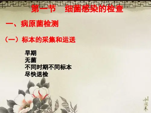第章细菌感染的检查方法与防治原则课件