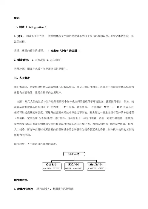制冷知识
