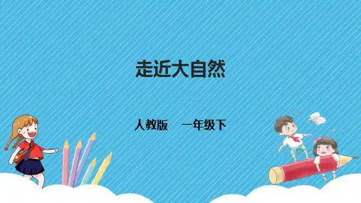 人教版一年级美术下册《走近大自然》课件