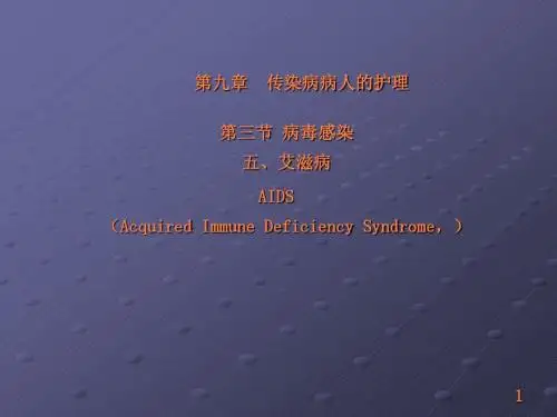 艾滋病护理pptppt课件