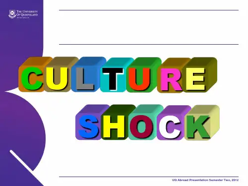 culture shock  文化差异(课堂PPT)