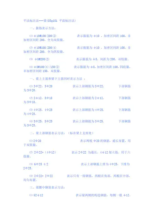 平法标注法